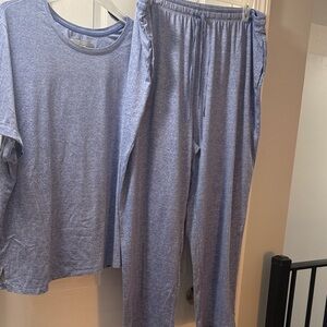 Women's Soft Blue Pajama Set